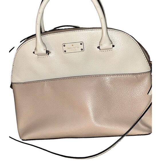 Kate Spade‎ Medium Light Pink and Cream Handbag Purse - Picture 9 of 16